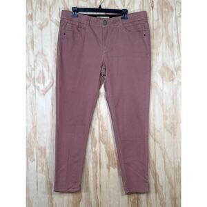 Democracy Ab Technology Crop Ankle Skinny jeans Mauve Size 14